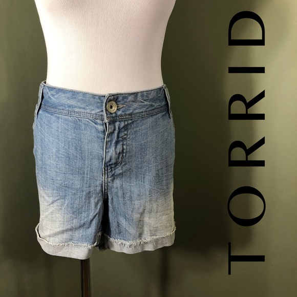 size 20 denim shorts